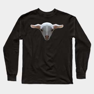 Low poly goat Long Sleeve T-Shirt